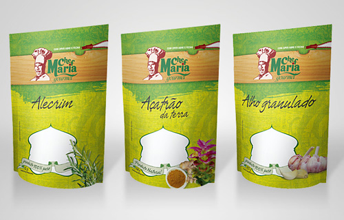 package design | Embalagens Chef Maria Gourmet