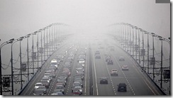 التلوث الدخاني موسكو