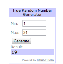 RANDOM.ORG - True Random Number Service