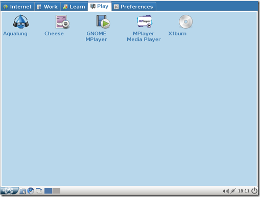 LXDE Netbook Interface