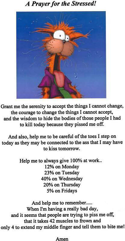 A prayer for the stressed - sanjeev