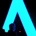 Jared Leto and the lit up blue triad