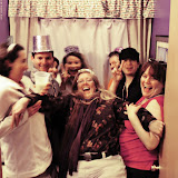 The first New Year's eve party, this is the bathroom at my current house!