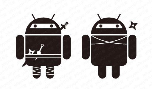 andriod_logo Andriod logo+ninjia