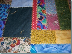 Bonnies Quilt Tied