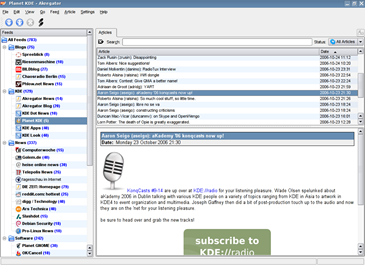 Akregator – RSS Feed Reader untuk Pengguna Linux