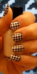 Konad Houndstooth nails