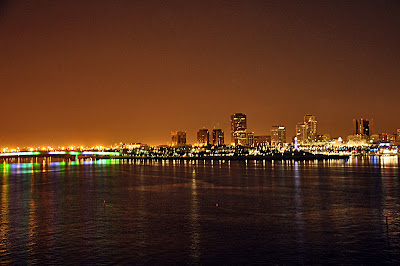 View from Queen Mary, Long Beach, CA