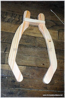 Découpe pour la réalisation d'un collier d'attelage Découpe pour la réalisation d'un collier d'attelage