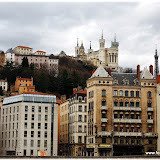 Vue de Fourvière et sa basilique