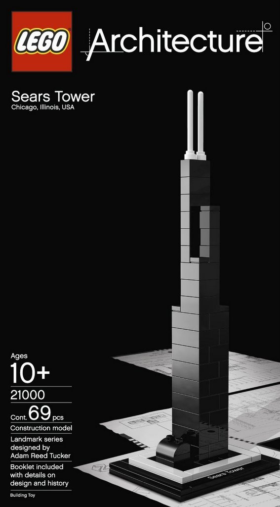 Bricker - Brinquedo contruído por LEGO 21000 Sears Tower