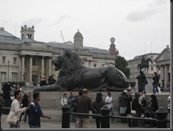 Lions at Trafalgar Square