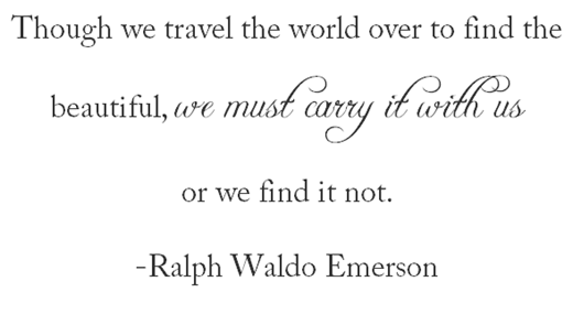 emerson travel quote