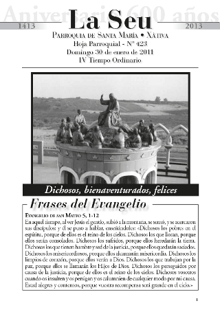 Nº423 - Dichosos, bienaventurados, felices
