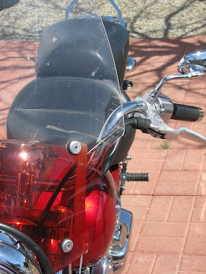Scraped Windshield