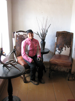 Cow hide chairs