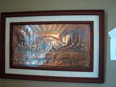 Copper Last Supper Art