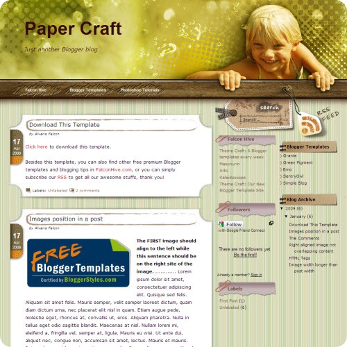 paper-craft-blogger-template paper-craft-blogger-template