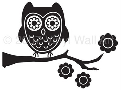 Vinylwallart, Vinyl owl