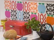 Expressen, kakeldekor