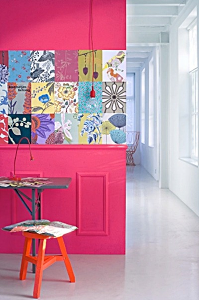 Patchwork med tapeter