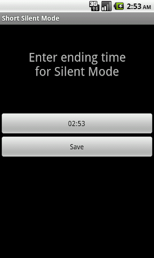 Short Silent Mode