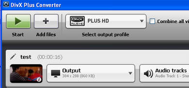 compress or convert video with DivX
