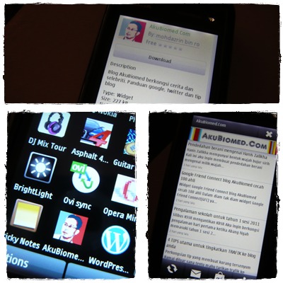 Blog AkuBiomed didalam Nokia MusicXpress5800