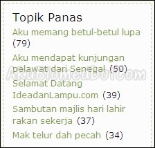 Entri yang mendapat perhatian di blog AkuBiomed