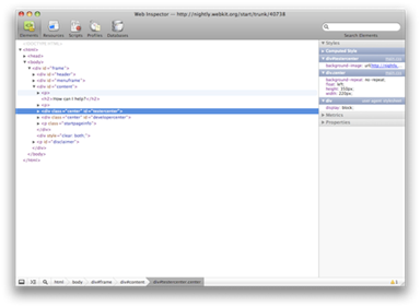 inspect elemen pada safari inspect elemen pada safari