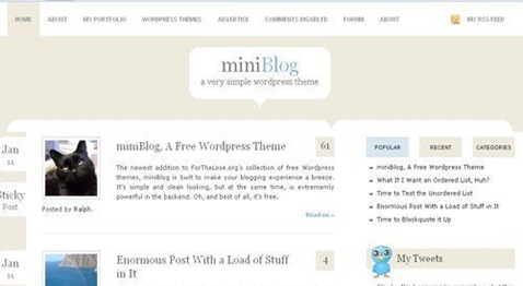 miniBlog
