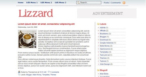 free-1-column-simplate-blogger-xml-template lizzard free-1-column-simplate-blogger-xml-template lizzard