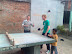 Table Tennis with the kids in the park