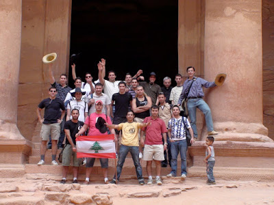 A l'entrada del Tresor de Petra