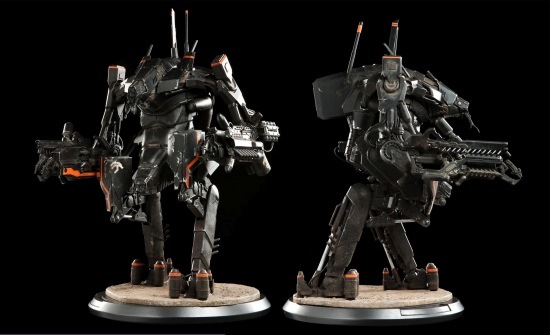 District 9 szobrok front