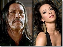 Danny Trejo és Erin Cummings a Tarantulában