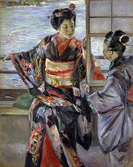   by KURODA Seiki, Maiko girl.1893 Meiji period