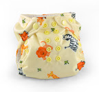 Mommys Touch Newborn Cloth Diaper Baby Safari Print