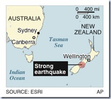 NEW ZEALAND EARTHQUAKE