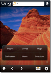 Bing on iPhone