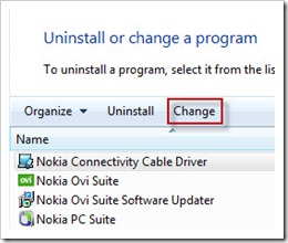 nokia reinstall cable driver