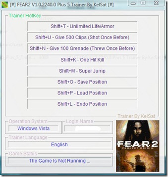 Fear 2 трейнер > обновленная версия, Загрузить для Windows 7, Виста, XP,  2003