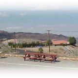 picnic table at overlook
