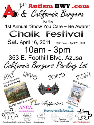AutismHWY.com 1st Annual Show You Care ~ Be Aware Chalk Festival AutismHWY.com 1st Annual Show You Care ~ Be Aware Chalk Festival