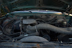 le moteur de mon pickup V8