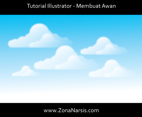 Tutorial Illustrator - Membuat Awan