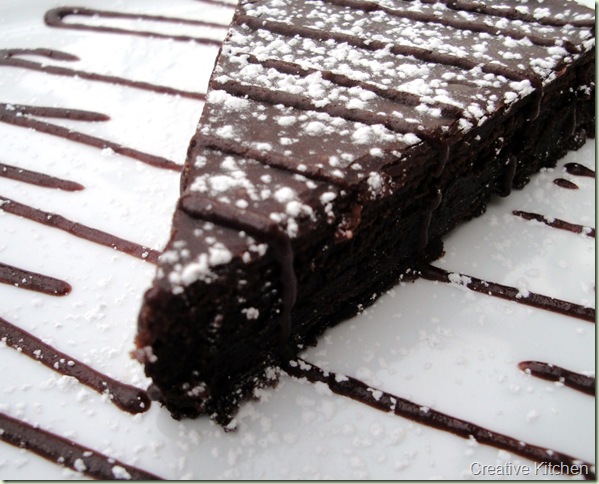 Slice Chocolate cake