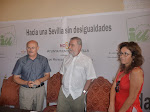Rueda de prensa de presentación de las alegaciones al metro de Sevilla. 28-07-2010