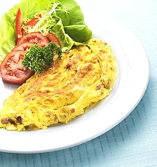 omelett til frokost