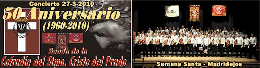 CONCIERTO DEL 50 ANIVERSARIO BANDA COFRAD�A DEL CRISTO DEL PRADO = 150 FOTOS